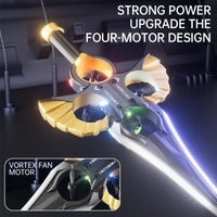 HKM-411539 Remote Control Gesture Sensing Flying Sword Toy - 360° Flexible Roll, Foam Material, Indoor-Outdoor Use