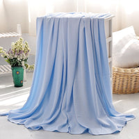 HKM-411603 Bamboo Fiber Towel and Blanket in Various Colors and Patterns