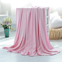 HKM-411603 Bamboo Fiber Towel and Blanket in Various Colors and Patterns