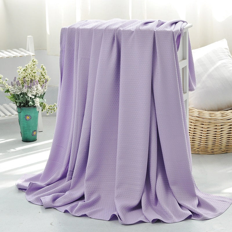 HKM-411603 Bamboo Fiber Towel and Blanket in Various Colors and Patterns
