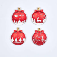 HKM-411731 Christmas-Themed Wooden Signboard for Holiday Decor