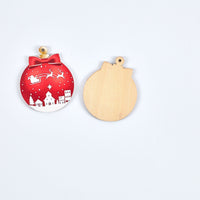HKM-411731 Christmas-Themed Wooden Signboard for Holiday Decor