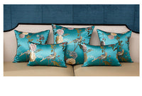 HKM-412179 Modern Chinese Landscape Jacquard Pillowcase in Various Colors and Sizes