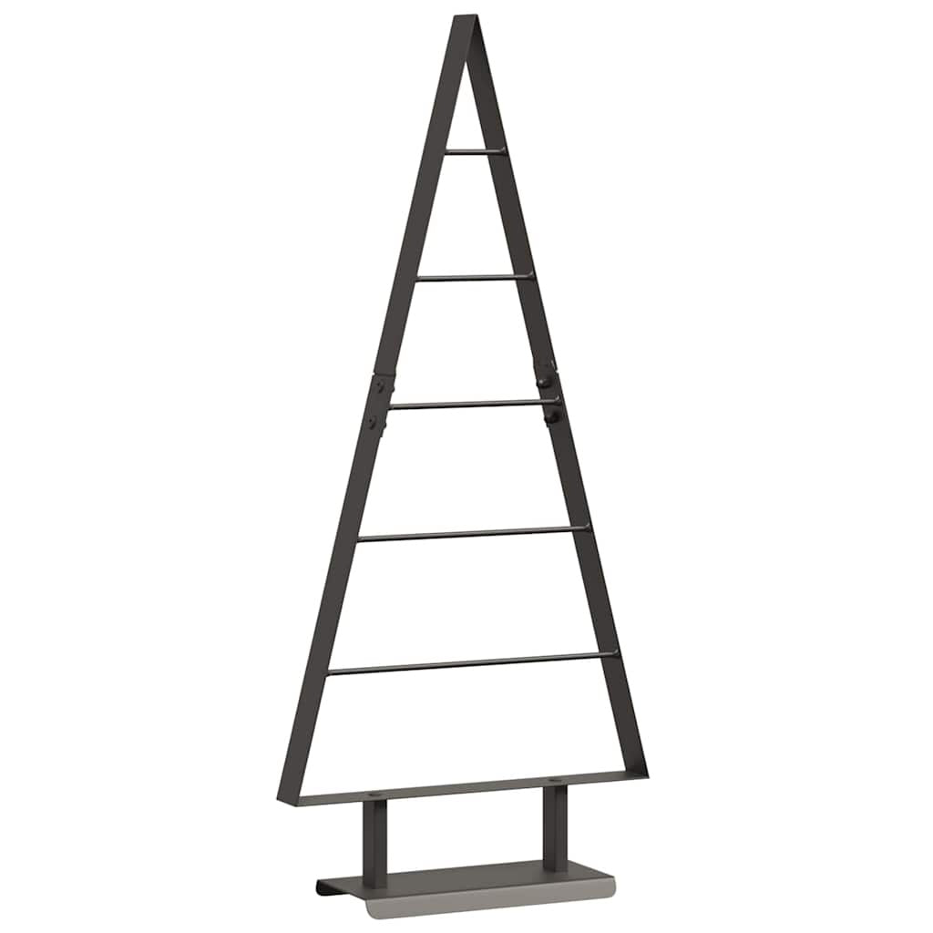 HKM-412243 Minimalist Black Metal Christmas Tree with Stand - 90 cm Height