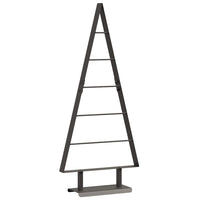 HKM-412243 Minimalist Black Metal Christmas Tree with Stand - 90 cm Height