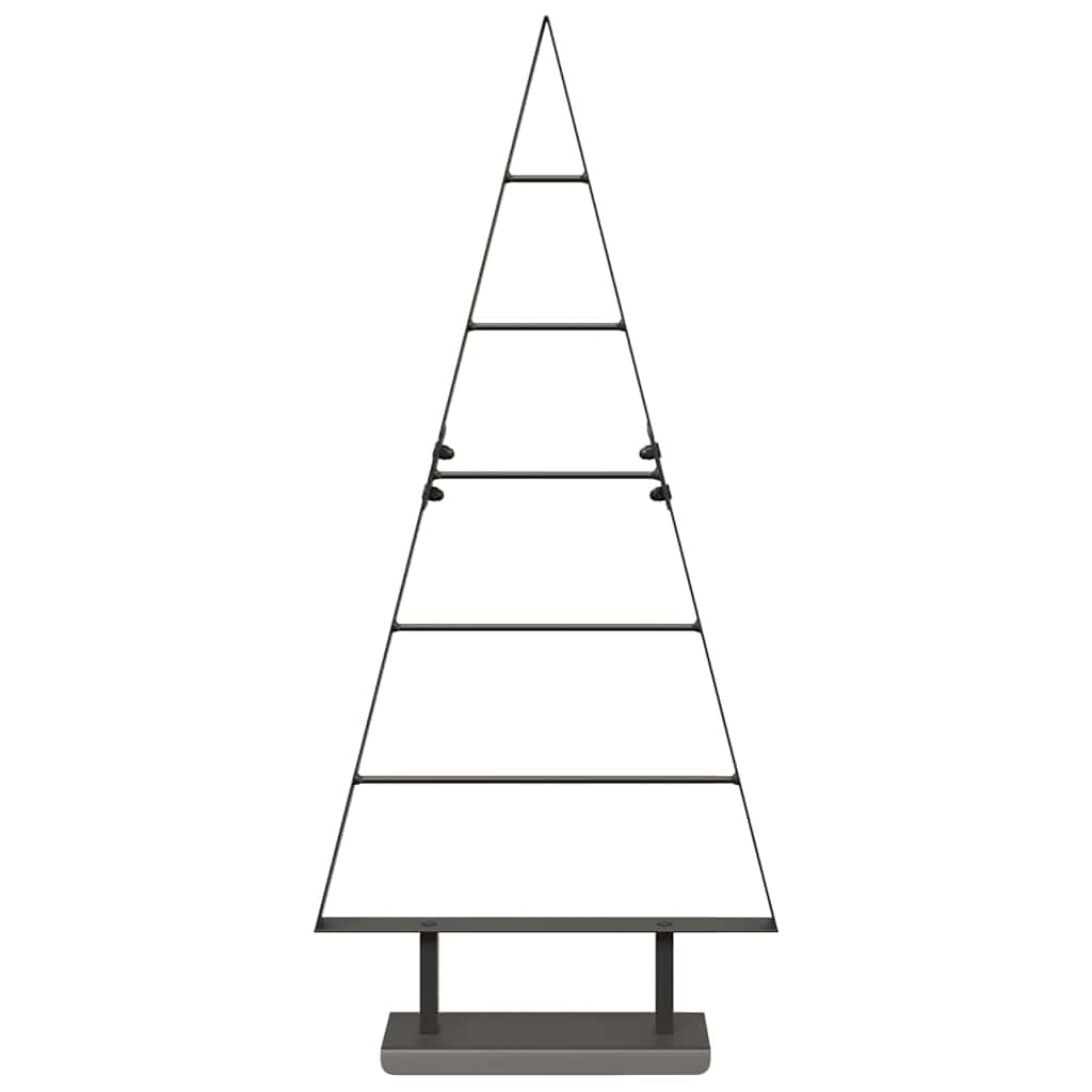 HKM-412243 Minimalist Black Metal Christmas Tree with Stand - 90 cm Height