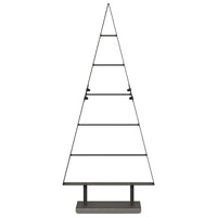HKM-412243 Minimalist Black Metal Christmas Tree with Stand - 90 cm Height