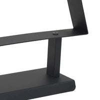 HKM-412243 Minimalist Black Metal Christmas Tree with Stand - 90 cm Height