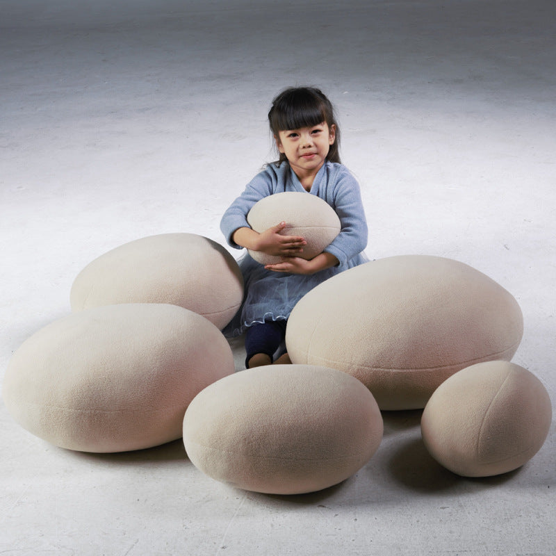 HKM-412243 Multifunctional Simulation Pebble Lazy Sofa Cushion - Soft and Modern Design in Various Colors