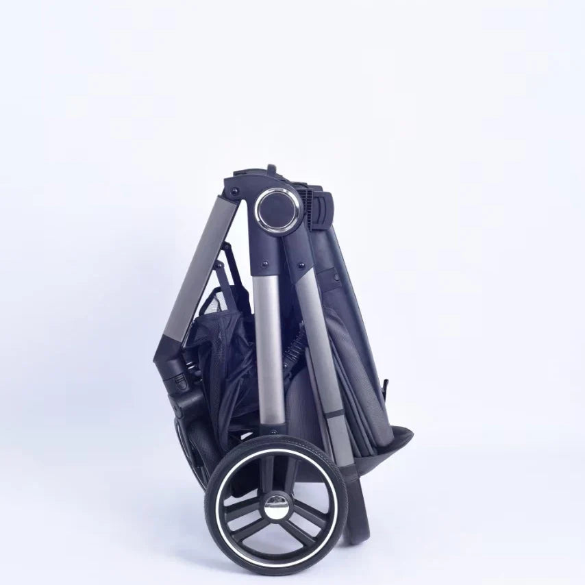 KTX-412307 Convertible Baby Stroller with Dual Direction Push, Reclining Seats, and Large Storage Basket