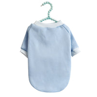 HKM-412691 Breathable Velvet Dog Sweater in Blue, Red, Pink & Light Gray, Sizes XS-XL