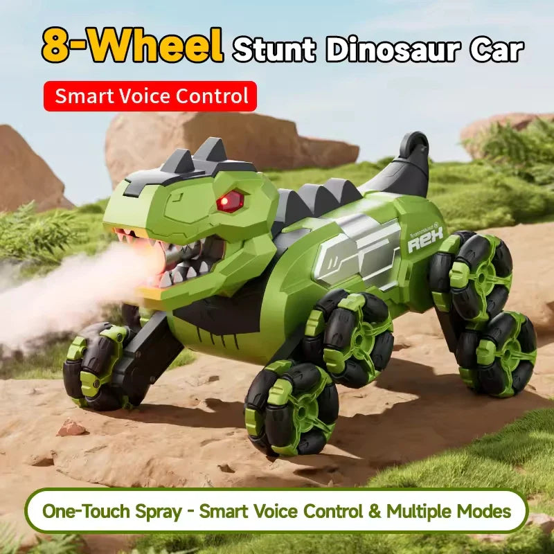 HKM-412691 Eight-Wheel Remote-Controlled Stunt Car with Smart Voice and Gesture Control for Children