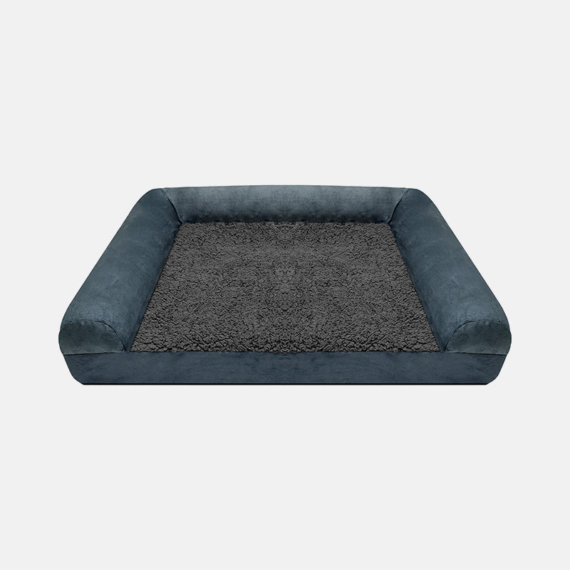 HKM-413075 Waterproof Removable Suede Cotton Fleece Kennel with Deep Sleep Comfort – Multiple Sizes Available