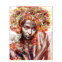 HKM-413203 Digital Oil Painting - Abstract Beauty and Women - Modern Frameless Art, 40X50CM