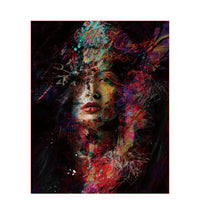 HKM-413203 Digital Oil Painting - Abstract Beauty and Women - Modern Frameless Art, 40X50CM