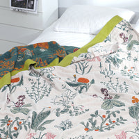 HKM-413267 Jungle Print Cotton Gauze Towel Blanket – Two Sizes Available