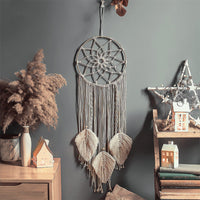 HKM-413267 Nordic Style Hand-Woven Cotton Tapestry Wall Hanging Decoration 30x95 cm