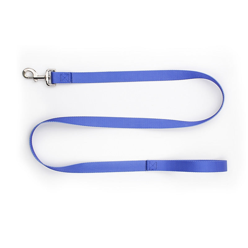 HKM-413267 Nylon Pet Collar and Traction Rope Set in Various Gradient Colors for All Seasons