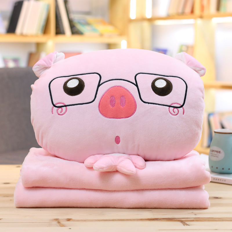 HKM-413331 Cozy Pig Coral Flannel Blanket for Infants