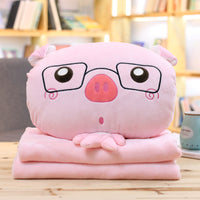 HKM-413331 Cozy Pig Coral Flannel Blanket for Infants