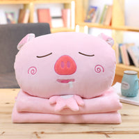 HKM-413331 Cozy Pig Coral Flannel Blanket for Infants
