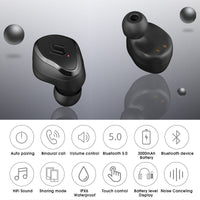 HKM-413331 Otis TWS-s8plus True Wireless In-Ear Bluetooth Headset with IPX7 Waterproof Rating