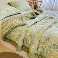 HKM-413587 Washed Cotton and Linen Velvet Summer Quilt - Multiple Sizes Available
