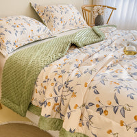 HKM-413587 Washed Cotton and Linen Velvet Summer Quilt - Multiple Sizes Available