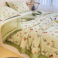 HKM-413587 Washed Cotton and Linen Velvet Summer Quilt - Multiple Sizes Available