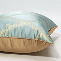 HKM-413651 Lattice Pattern Chemical Fiber Cushion Cover 45x45cm