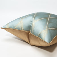 HKM-413651 Lattice Pattern Chemical Fiber Cushion Cover 45x45cm