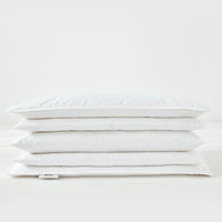 HKM-413715 Adjustable Household Pillow in White - 48x74CM, Ideal for Quilting Comfort
