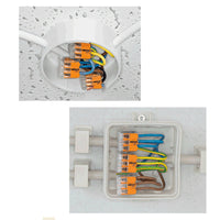 HKM-413779 WAGO Wire Connector - Flame-Retardant PC Shell, Flexible & Multi-Core Compatibility, 32A Current Capacity