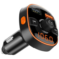 HKM-414099 Bluetooth MP3 Player Car FM Transmitter with Fast Charging and Dual USB Ports
