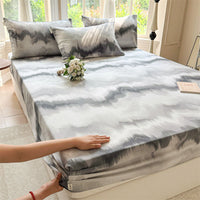 HKM-414227 Pure Cotton Crash Solid Color Fitted Sheet in Various Sizes