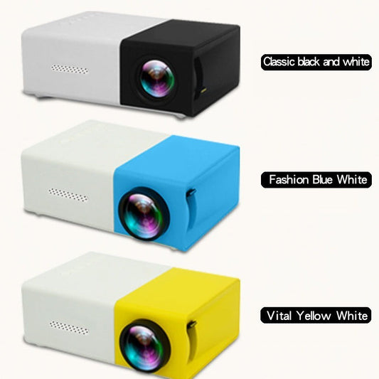HKM-414291 Mini Portable Projector YG300 - 1080p HD Resolution, Compact Size, Multiple Color Options Available
