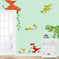 HKM-414355 Cute Animal Wall Sticker for Children's Room - Detachable, Waterproof PVC Decoration