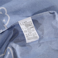 HKM-414419 Non-Slip Double Single Sheet with Floral Pattern - Available in Multiple Sizes