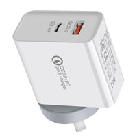 HKM-414483 36W Dual Port PD USB-C Mobile Phone Charger for Efficient Charging
