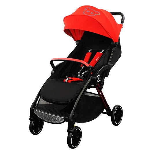 KTX-414611 Luxury Convertible High Landscape 3-in-1 Baby Stroller with Auto Folding Features