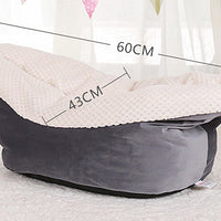 HKM-414867 Pet Bed - Small and Medium Cat Boat Nest in Peacock Blue, Gray, and Pink Options