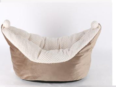 HKM-414867 Pet Bed - Small and Medium Cat Boat Nest in Peacock Blue, Gray, and Pink Options
