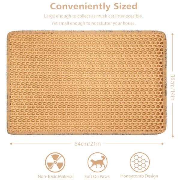 HKM-415123 Double Layer Rice Shaped Cat Litter Pad