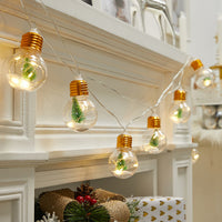 HKM-415187 Outdoor Red Fruit-Themed String Lights with 50 Warm White LED Bulbs - 4 Meters Long for Festive Decor