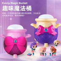 HKM-415251 Magic Musical Light Bucket Toy for Kids - Fun Educational Gift for Little Girls