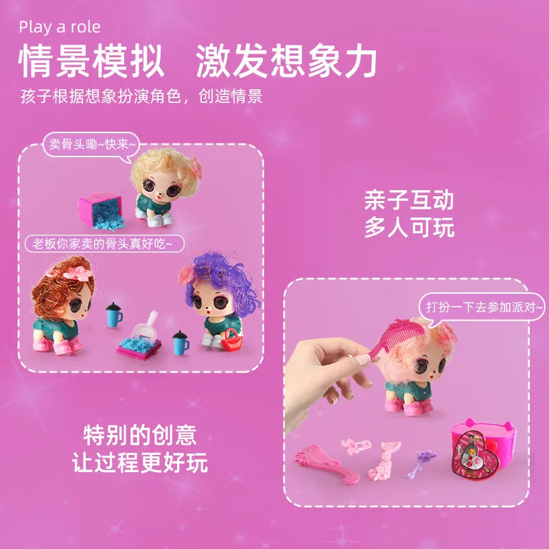 HKM-415251 Magic Musical Light Bucket Toy for Kids - Fun Educational Gift for Little Girls
