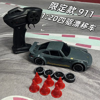 HKM-415571 1/20 Scale 2.4G Rechargeable Four-Wheel Drive Drift RC Car - High-Speed Remote Control Toy for Ages 5 and Up