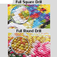 HKM-415571 5D DIY Diamond Painting Kit - Full Square/Round Drill Cartoon Design for Home and Office Decoration