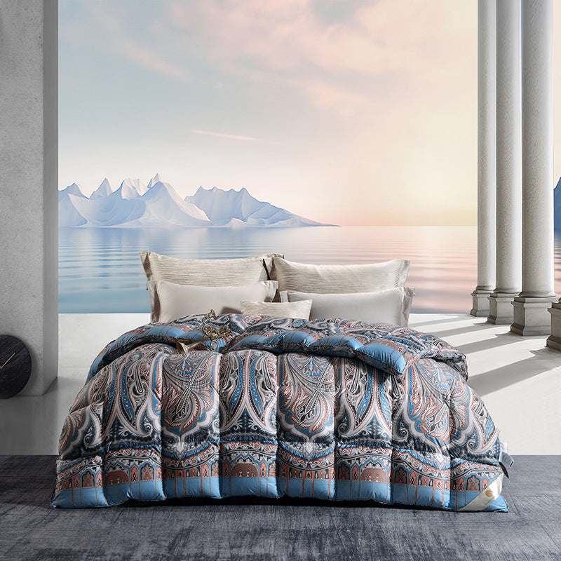 HKM-415571 Three-Dimensional All-Season Down Quilt with 95% Cashmere and White Goose Down Filling