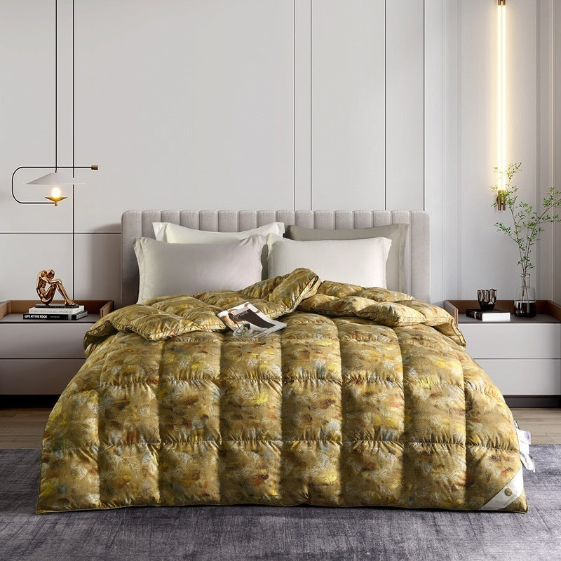 HKM-415571 Three-Dimensional All-Season Down Quilt with 95% Cashmere and White Goose Down Filling